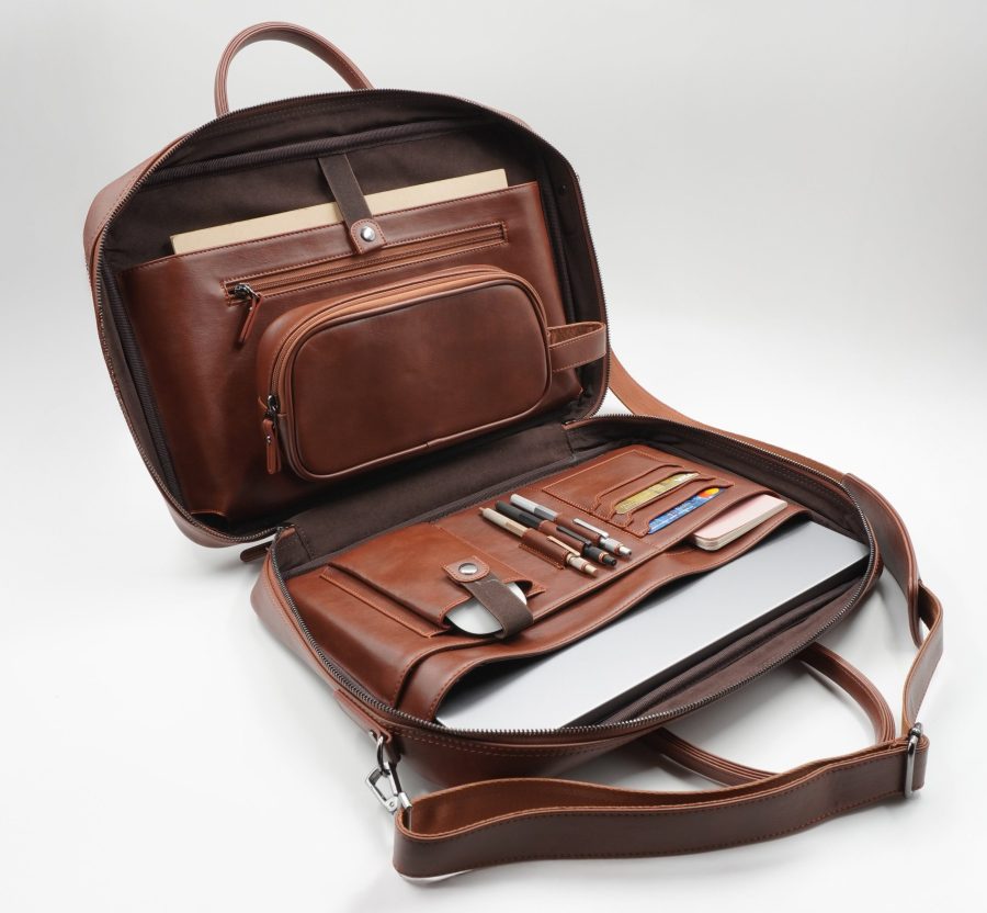 DSC02006.jpg Kahverengi 16 inç Askılı Laptop Organizer & Evrak Çantası