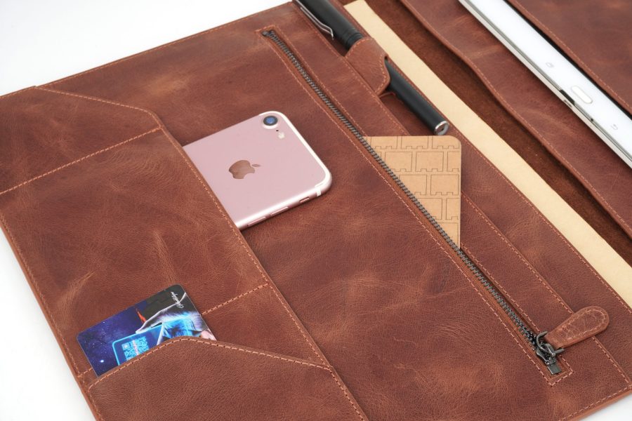 DSC02115.jpg Gerçek Deri Tablet Organizer Kahverengi